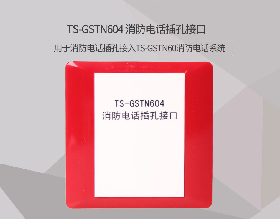 青海海灣TS-GSTN604消防電話接口情景展示